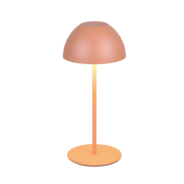 Reality Leuchten Akku-Tischleuchte 'Ortiz' apricot 2 W
