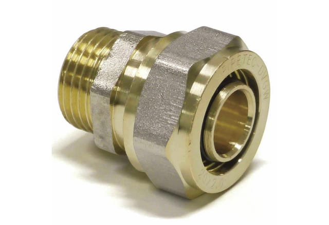 Pipetec Wiroflex-Übergangsnippel Ø 16 mm x 1/2" AG