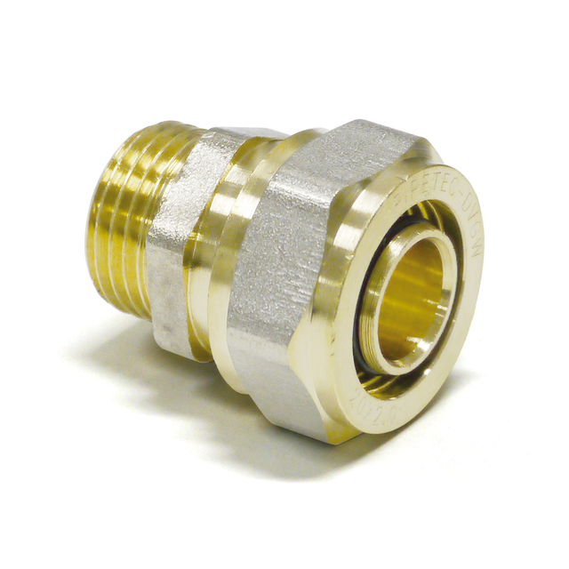 Pipetec Übergangswinkel Ø 16 x 2,0 mm 3/4'' AG