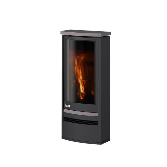 Accente International Elektrokamin 'Leros' Stahl schwarz 3 kW