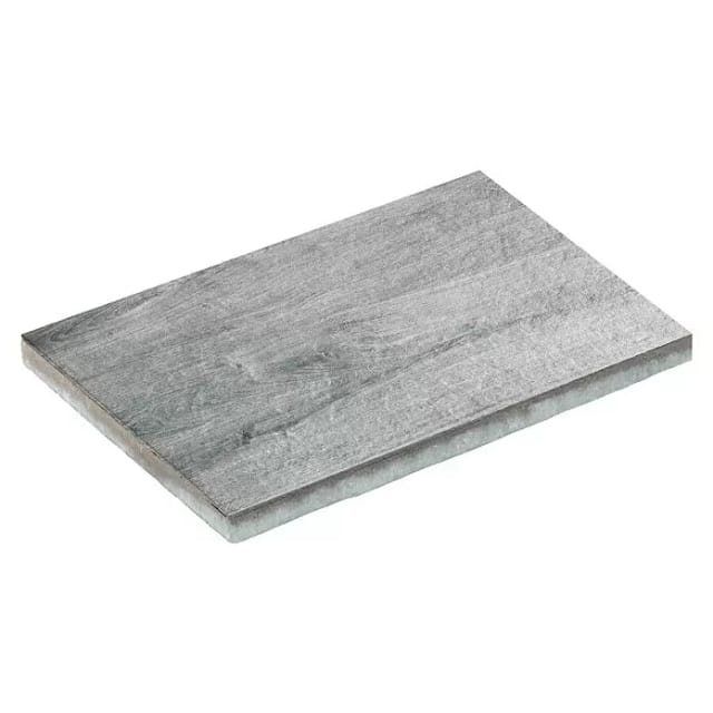 Diephaus Terrassenplatte 'T-Court Fine Wood' Beton Holzoptik mittelgrau 60 x 40 x 4 cm