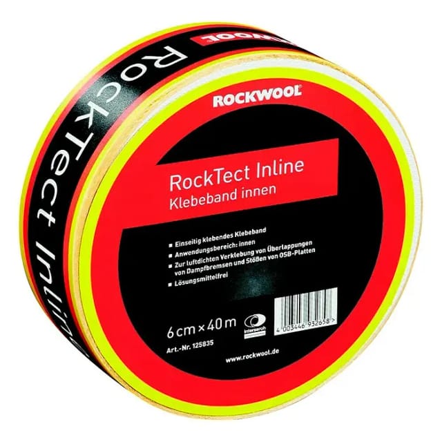 Rockwool Klebeband 'RockTect Inline' 6 cm x 40 m, innen