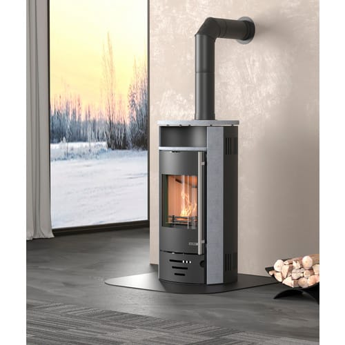 Accente International Kaminofen 'Casablanca 4.0 GTS' grau 7 kW
