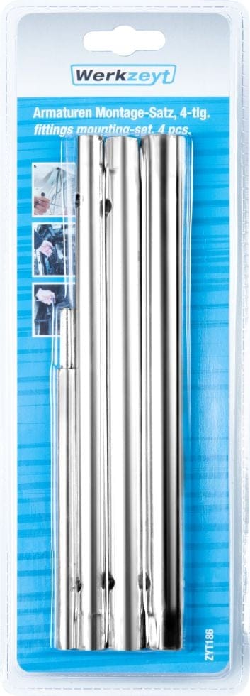Werkzeyt Montagesatz für Armaturen 4-teilig