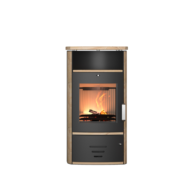 Accente International Kaminofen 'Modena 4.0 STS' schwarz 6,5 kW