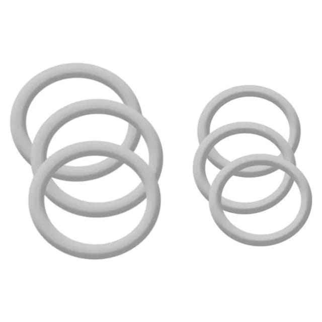 Kirchhoff O-Ring Silikon für Armaturenanschluss mit AG M8/M10, 6-teilig