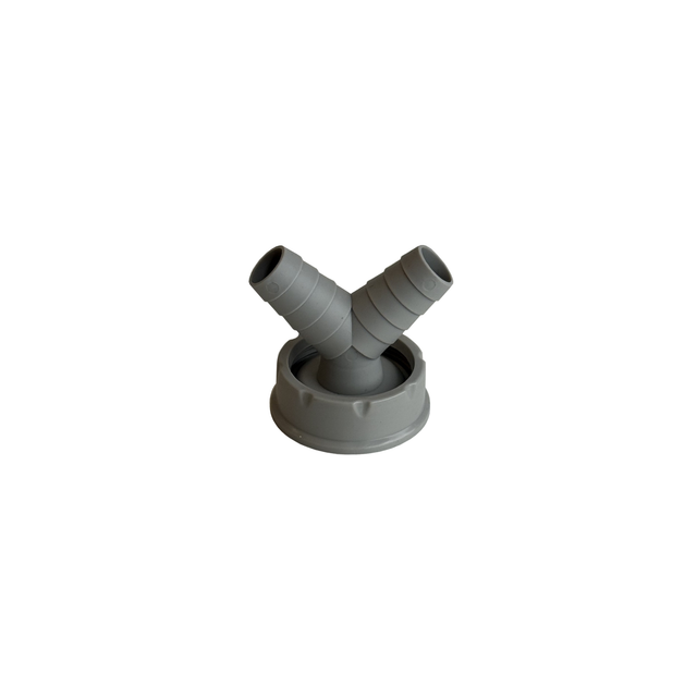 Kirchhoff Doppel-Geräteanschluss 'Eco Save' Kunststoff 1 1/2" IG x Ø 20 - 24 mm, mit Tülle