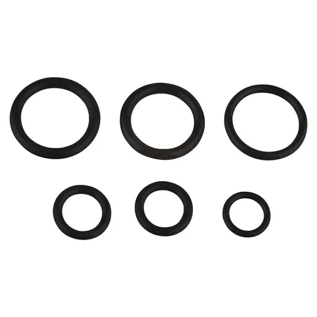 Kirchhoff O-Ring Gummi für GROHE Oberteil 3/8" und 1/2", 6-teilig
