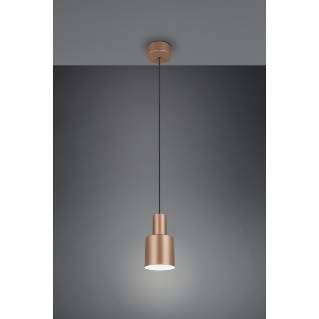 Reality Leuchten Pendelleuchte 'Agudo' Ø 12 cm 1-flammig beige