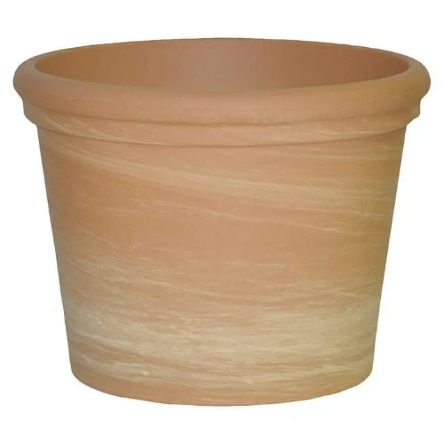 Pflanzgefäß terrakottafarben 24 cm