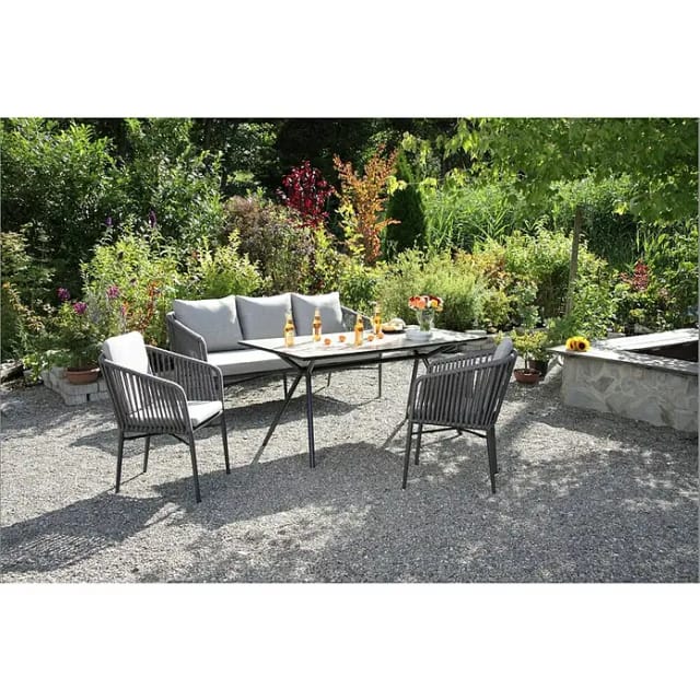 acamp Gartenmöbelset 'Manhattan' für 2 Personen Aluminium