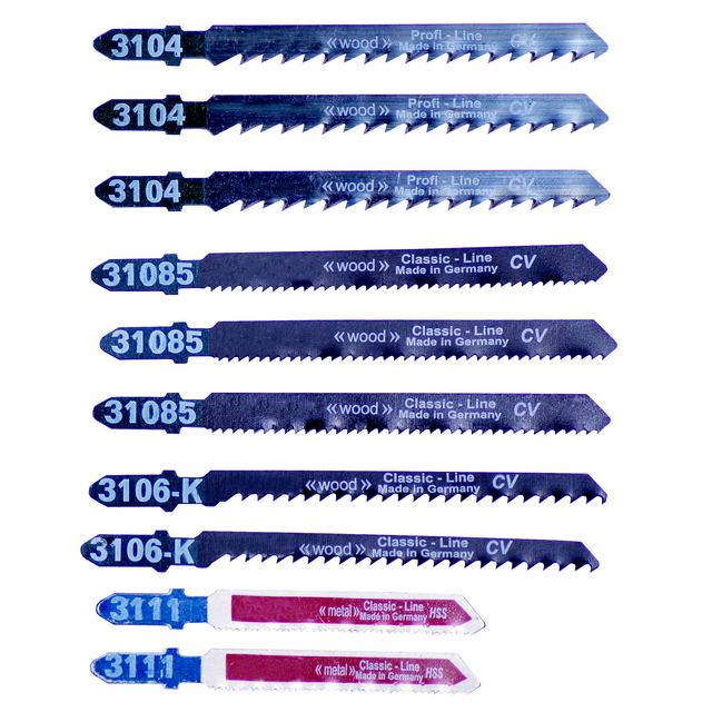 Connex Stichsägeblatt-Set 'Basic' 10 Stück