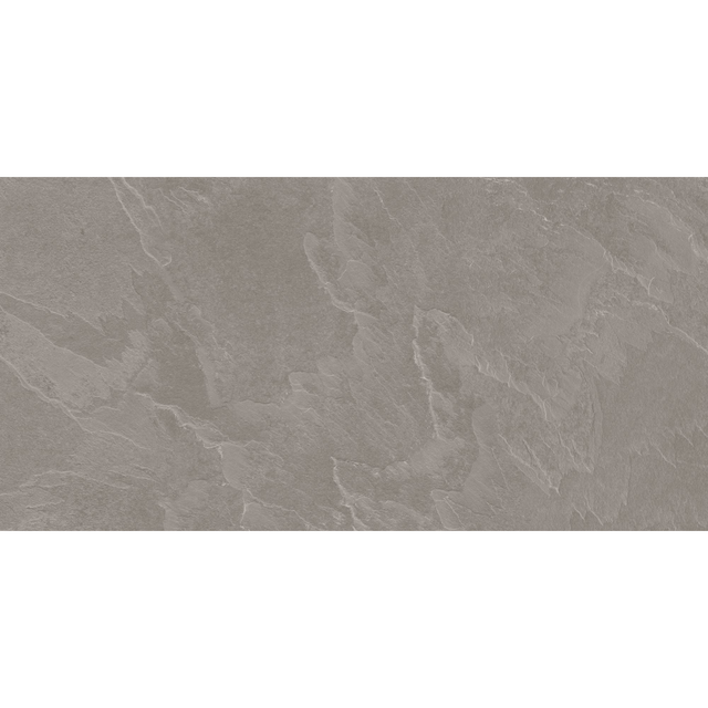 Bodenfliese 'Slate Lux' Feinsteinzeug dunkelgrau 60 x 120 x 0,95 cm