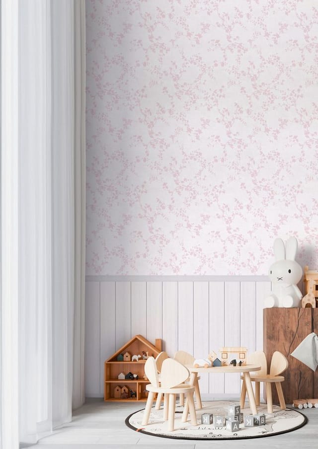 A.S. Création Vliestapete 'Lilly & Luis' Blüten rosa 3-teilig 1,59 x 2,8 m