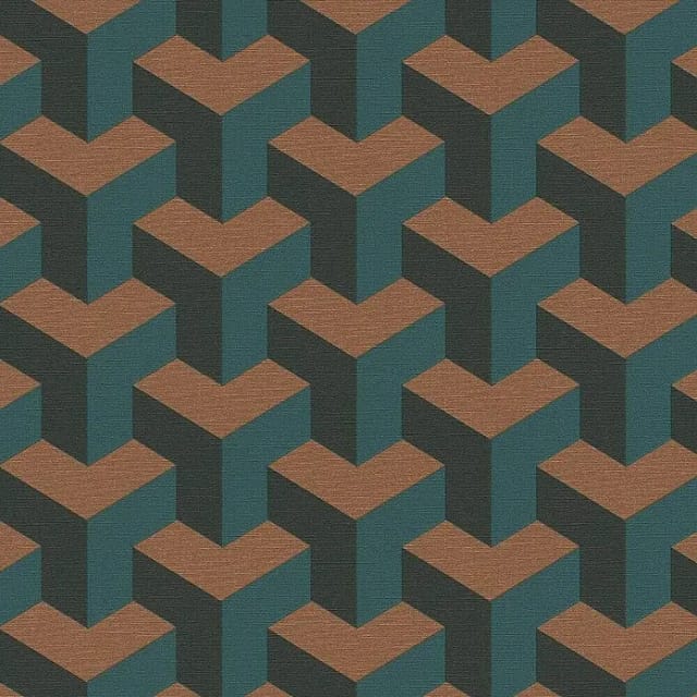 A.S. Création Vliestapete 'Daniel Hechter 7' 3D-Grafik blau 0,53 x 10,05 m