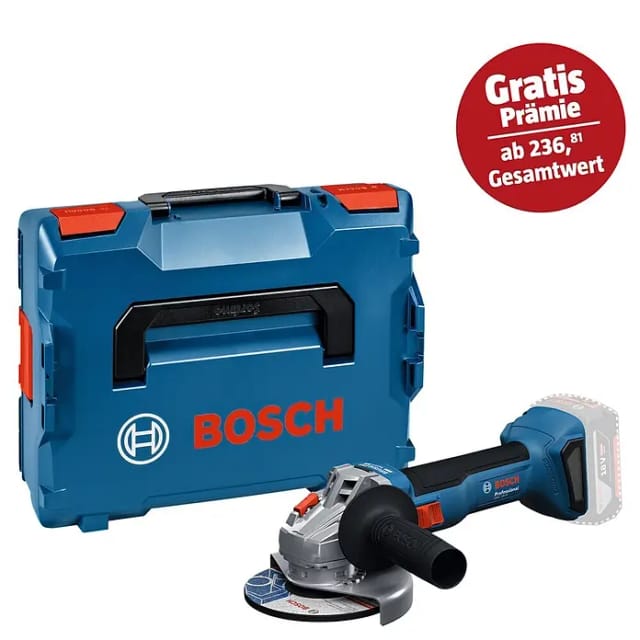 Bosch Akku-Winkelschleifer 'GWS 18V-8' mit L-BOXX