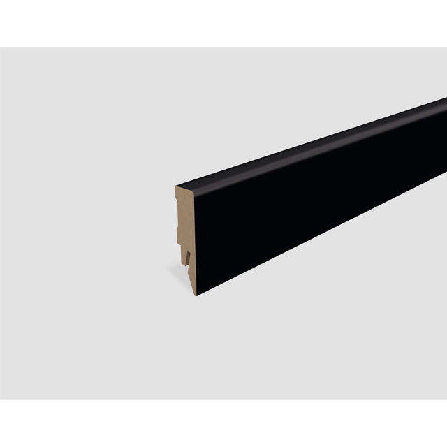 EGGER Sockelleiste 'L537' schwarz 2400 x 58 x 14 mm
