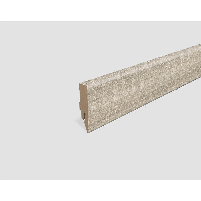 EGGER Sockelleiste 'Cubical' Eiche grau 2400 x 58 x 14 mm