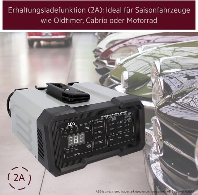 AEG Autobatterie-Ladegerät 'CW10' 6/12 V