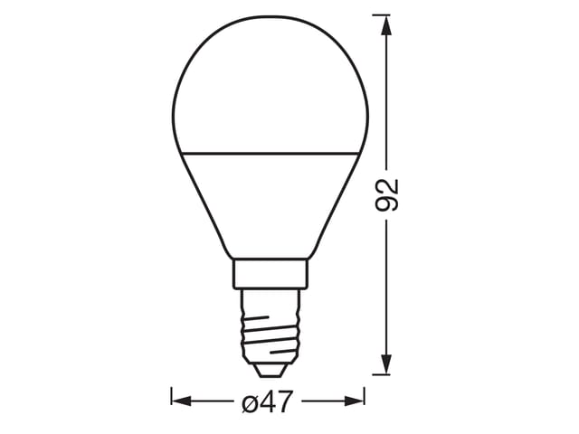 Ledvance LED-Lampe 'Smart+ WiFi CLP' RGBW 4,9 W E14 470 lm, dimmbar 3er-Pack