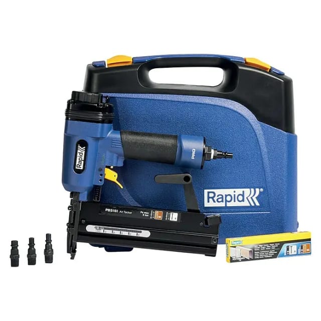 Rapid Drucklufttacker/-nagler PBS151 im Koffer