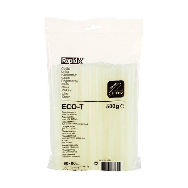 Rapid Klebestick für ECO-T transparent Ø 12 x 190 mm 500 g
