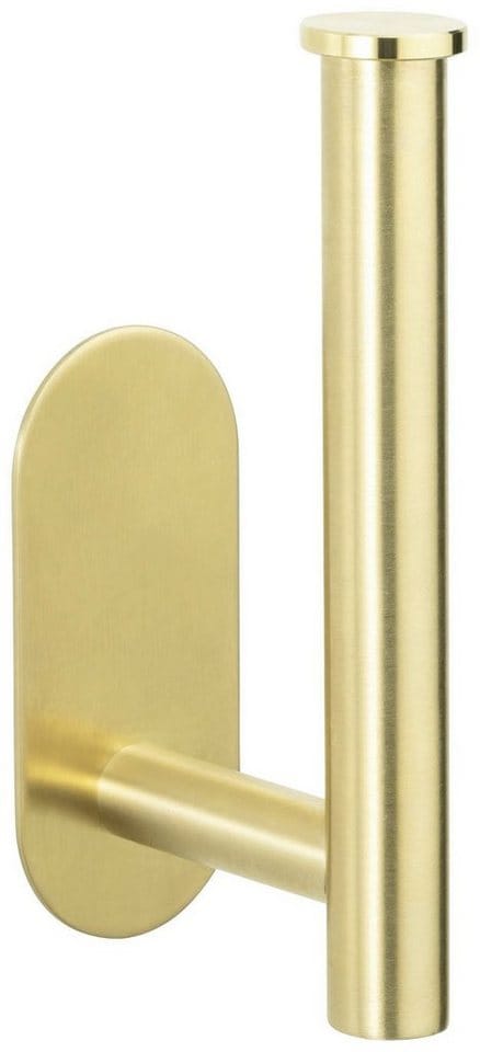 Wenko Toilettenpapierhalter Orea Gold Matt, Befestigen ohne bohren