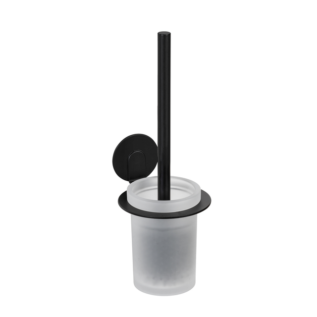 Wenko WC-Garnitur 'Bivio' Aluminium schwarz matt