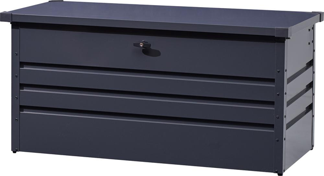 Gartenbox Stahlblech anthrazit 132 x 62 x 62 cm