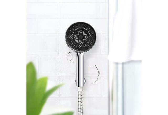 Wenko Handbrause 'Softwater' chromfarben Ø 12 cm