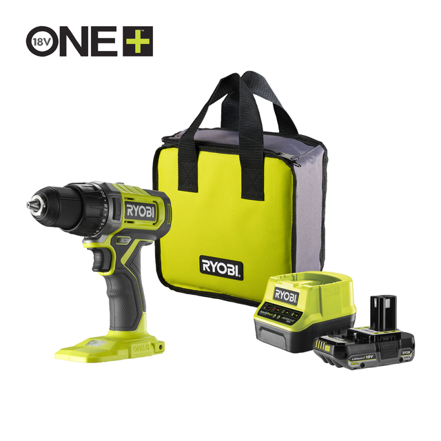 Ryobi Akku-Bohrschrauber 'ONE+ RDD18-1C20S' 18 V mit Akku und Ladegerät