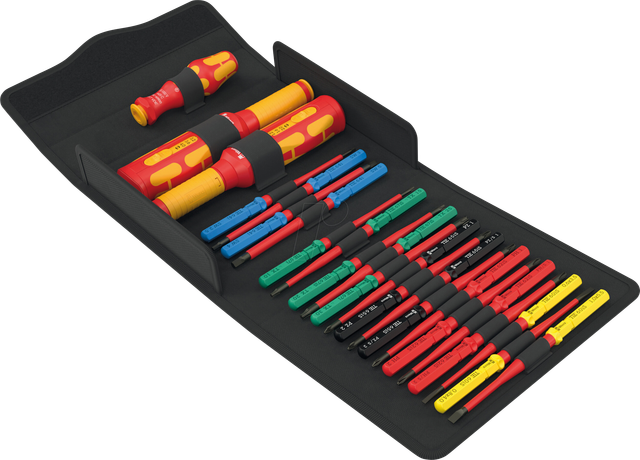 Wera Schaltschrank-Set 'Kraftform Kompakt VDE Safe-Torque Speed 1' 23-teilig