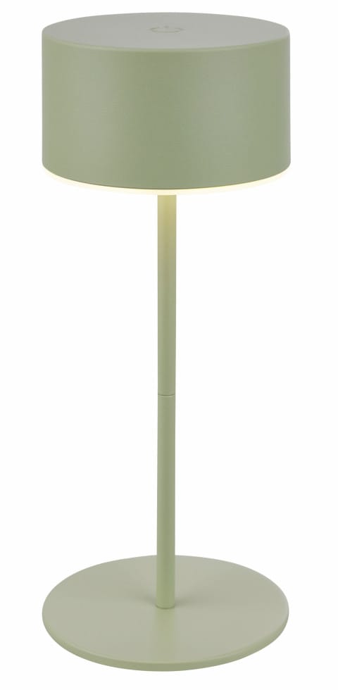 Briloner Akku-LED-Tischleuchte 'Kira' salbeigrün 2,6 W 150 lm 2700 K