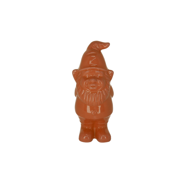 Gartenzwerg orange 25 x 10 x 9,5 cm