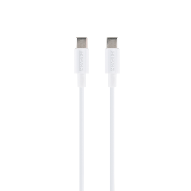 Ladekabel USB-C auf USB-C weiß 80 cm