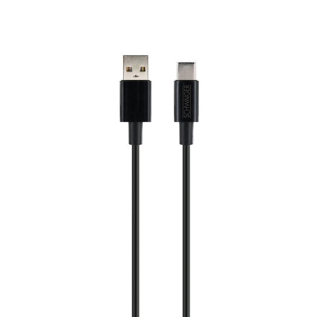 Ladekabel USB-A auf USB-C schwarz 80 cm