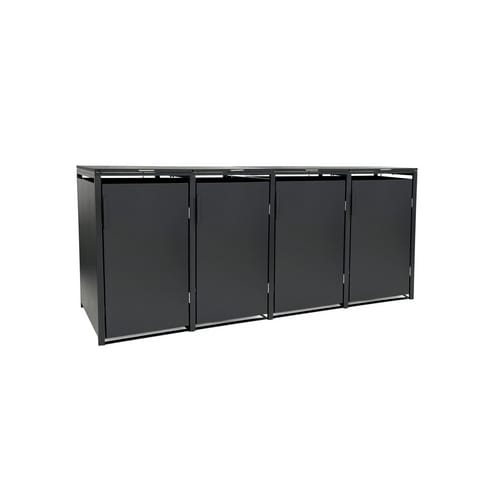 Mülltonnenbox anthrazit 265 x 116 x 80 cm