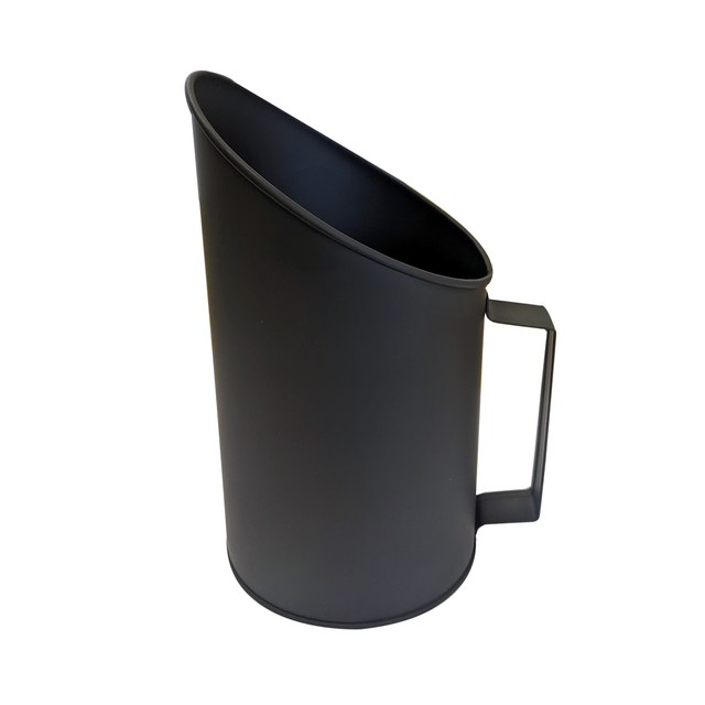 Firefix Pelletschütte Stahl schwarz Ø 12 x 20 cm