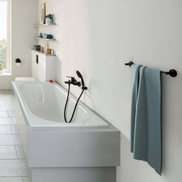 Grohe Handuchhalter 'Start' mattschwarz 65,4 cm
