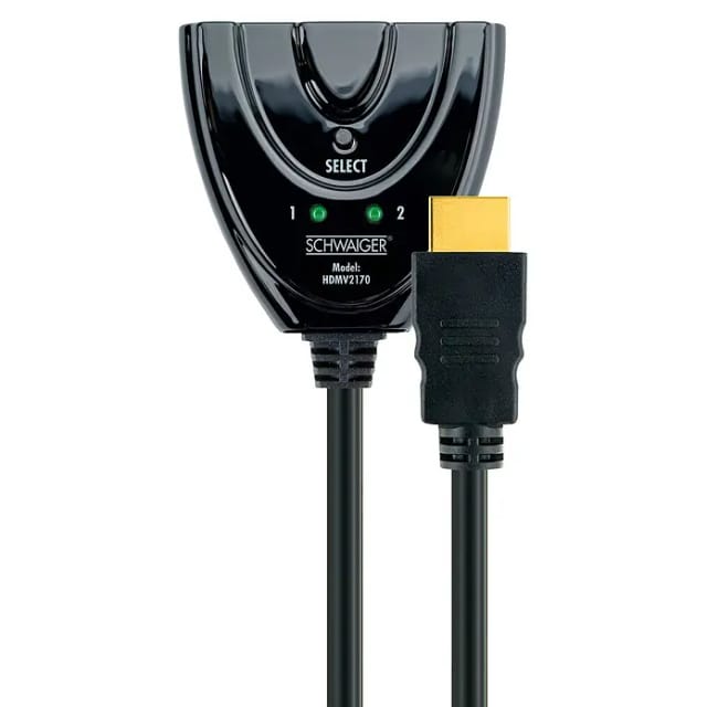 Schwaiger HDMI-Umschalter 2in1
