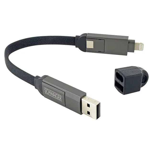 Schwaiger Adapterkabel 4in1 60 W