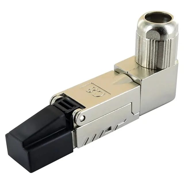 Schwaiger Netzwerkstecker 'CAT8.1' abgewinkelt