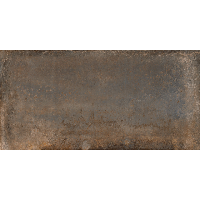 Bodenfliese 'Dolmen' Feinsteinzeug carbone 60 x 120 x 0,9cm