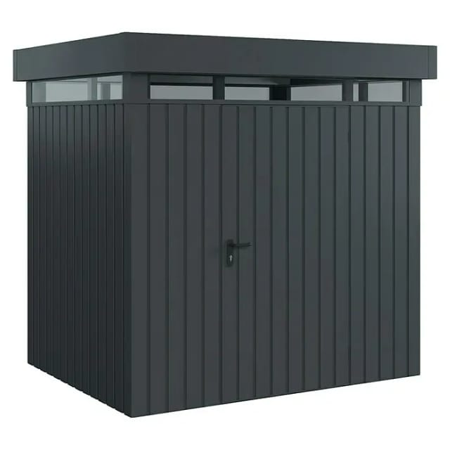EcoStar Gerätehaus 'Euroline EFD4 S-Sk' anthrazitgrau 229 x 181 cm