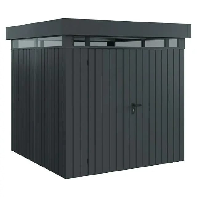 EcoStar Gerätehaus 'Euroline EFD5 S-Sk' anthrazitgrau 237 x 229 cm