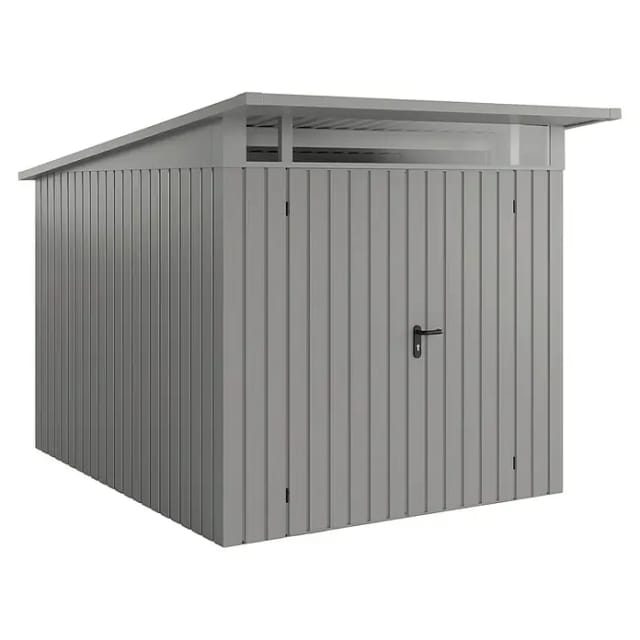 EcoStar Gerätehaus 'Euroline EPD4 S-Sk' graualuminium 229 x 310 cm