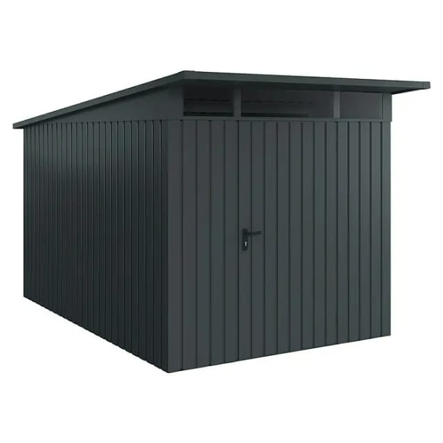 EcoStar Gerätehaus 'Euroline EPD7 S-Sk' anthrazitgrau 229 x 358 cm