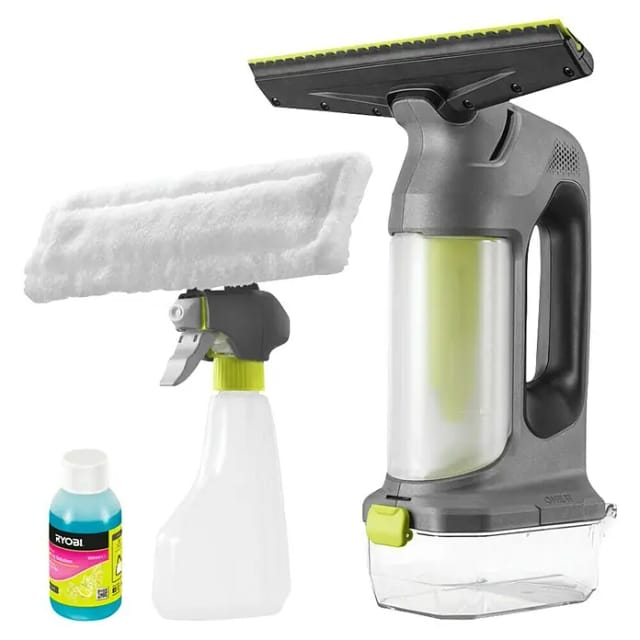 Ryobi Akku-Fenstersauger 'One+ RWV18-0' 18 V inklusive Sprühflasche und Mikrofasertuch ohne Akku und Ladegerät