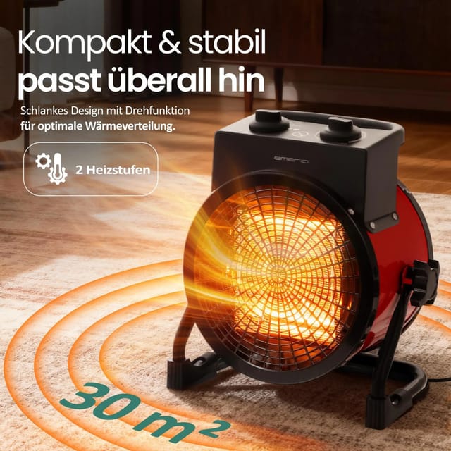 Emerio Keramik-Heizlüfter 'FH-128620' 3000 W