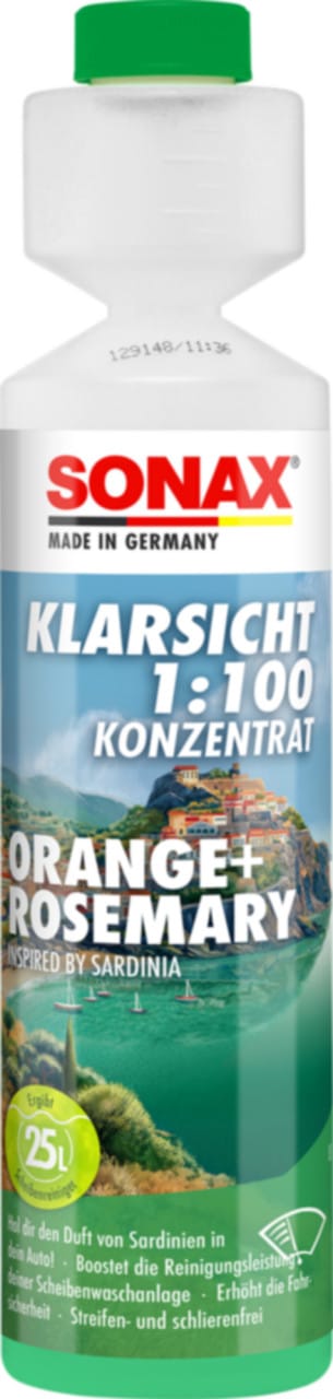 Sonax KlarSicht 1:100 Konzentrat Orange+Rosemary 250 ml